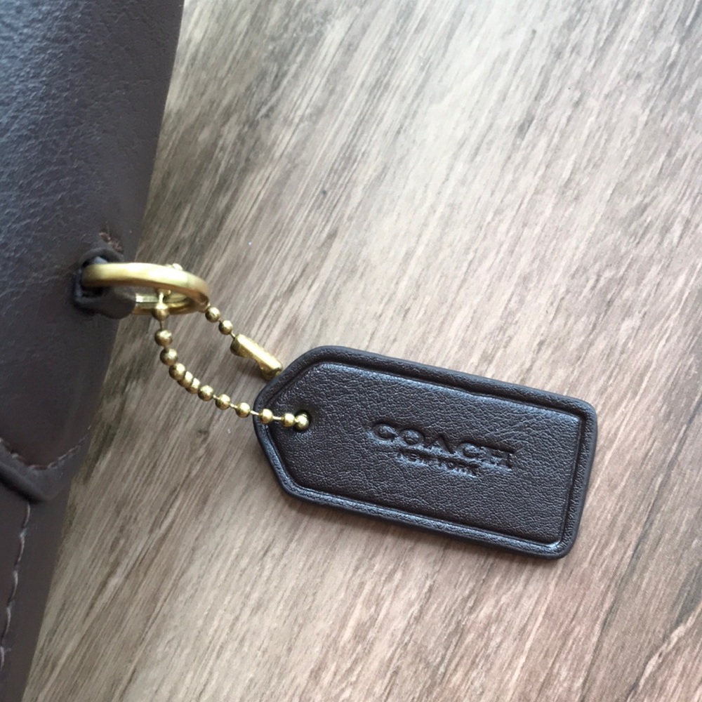 Coach Dark Brown Brooklyn 28 Shoulder Bag - Picture 3 of 4